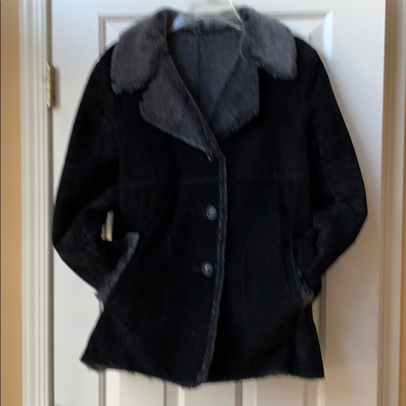 J.percy For Marvin Richards Suede Coat - Picture 4 of 7